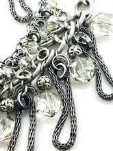 Load image into Gallery viewer, Silver Sparkles Statement necklace set