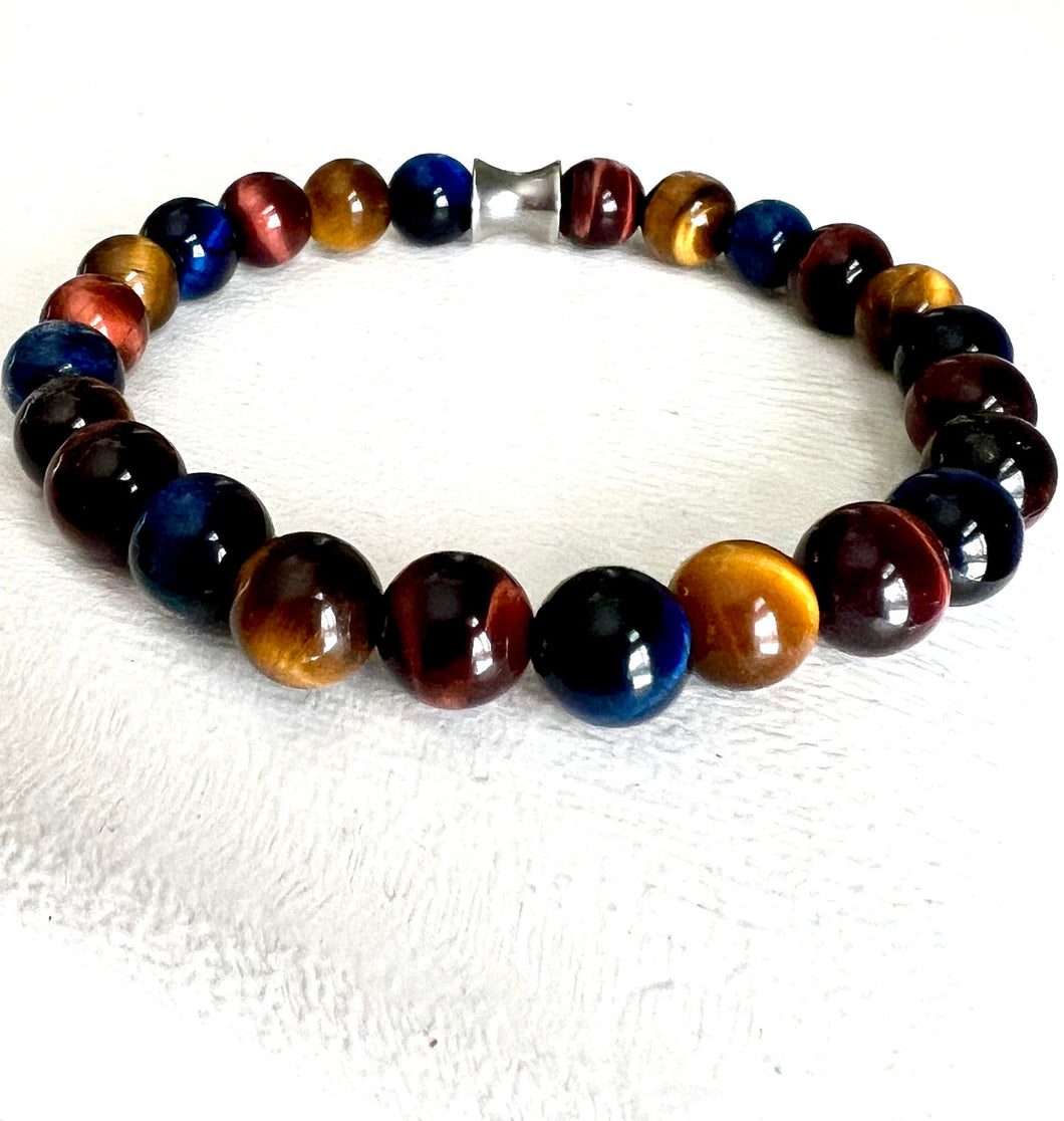 Triple Protection Tiger Eye Bracelet