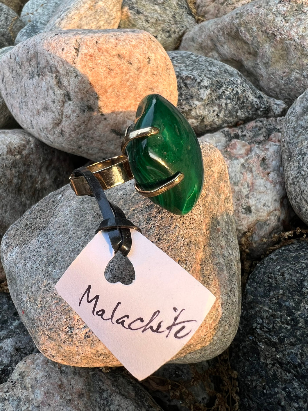 Malachite Gemstone Ring